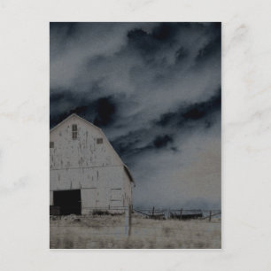 Country Barn Postcard