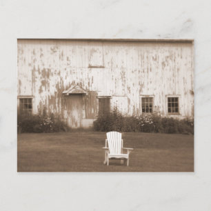 Country Barn Postcard