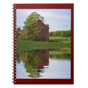 Country Barn Reflections Spiral Notebook