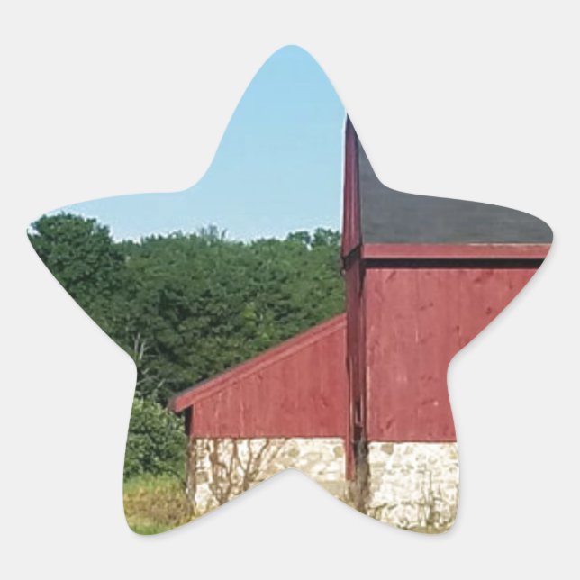 Country Barn Star Sticker (Front)
