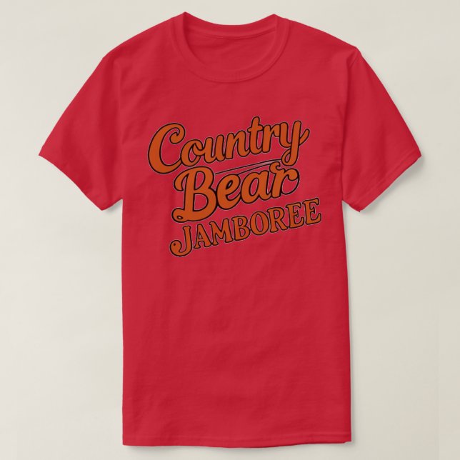 Country Bear Jamboree TShirt (Design Front)