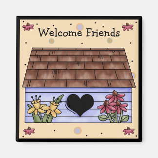 Country Birdhouse Fridge Magnet
