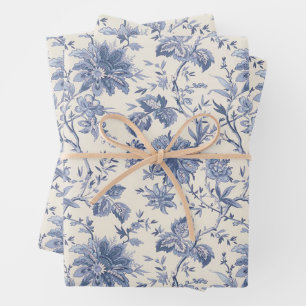Country Blue  Wrapping Paper