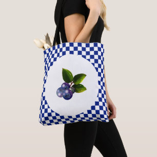 Country Blueberries  Tote Bag