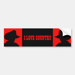 Country Bumper Sticker