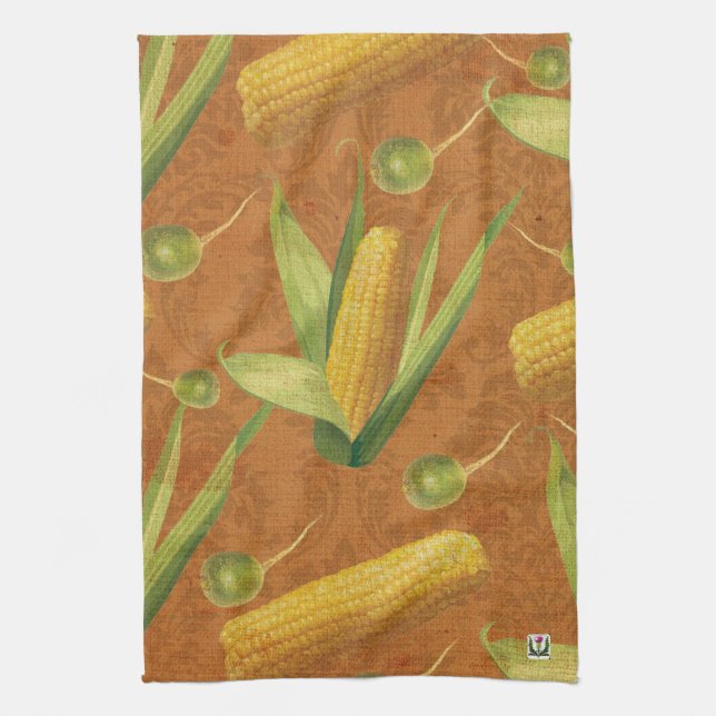 Country Bumpkins Corn Kitchen Towel 53086 (Vertical)