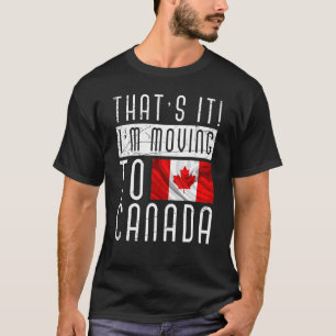 Country Canadian Flag Maple Leaf Proud Canada T-Shirt