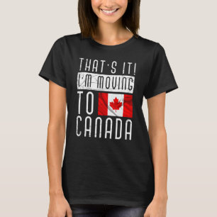 Country Canadian Flag Maple Leaf Proud Canada T-Shirt