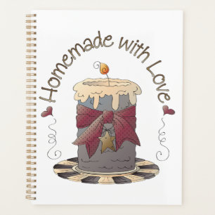 Country Candle Rustic Homemade with Love Planner