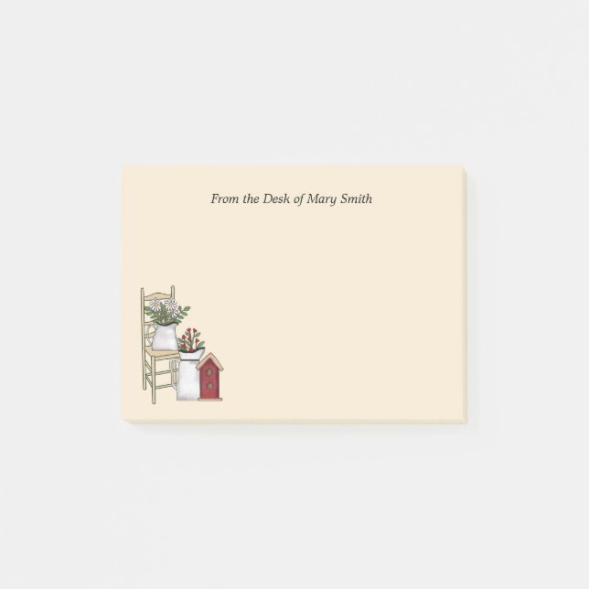 Country Chair Post it Notes (Front)