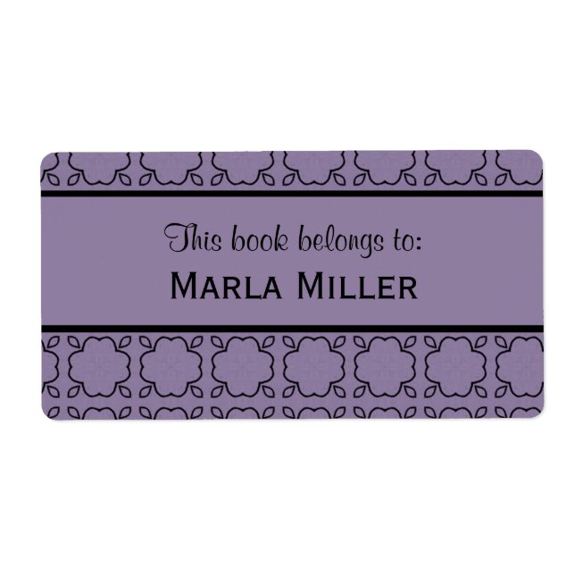 Country Charm Bookplate Labels (Front)