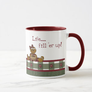 Country Charm Ceramic Kitchen Mug