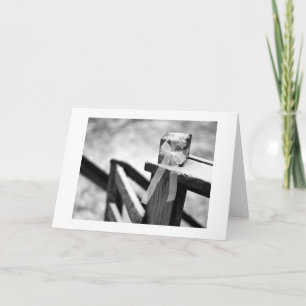 COUNTRY CHARM CHRISTMAS CARD (BLACK/WHITE PHOTO)