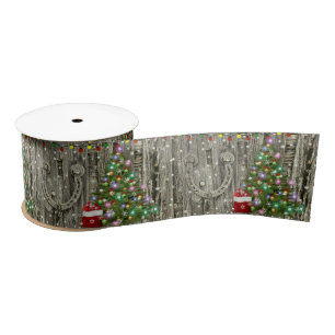 Country Charm Christmas Satin Ribbon