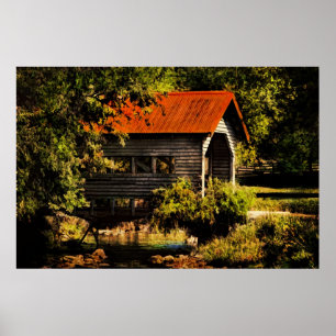 Country Charm -Poster - Covered Bridge Poster