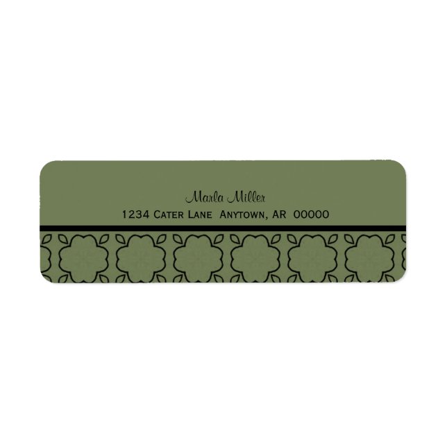 Country Charm Return Address Labels (Front)