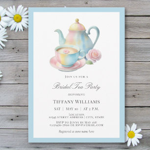 Country Chic Bridal Tea Party Bridal Shower Invitation