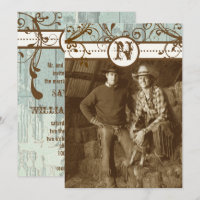 Country Chic Chocolate Mint Rustic Barn Wood