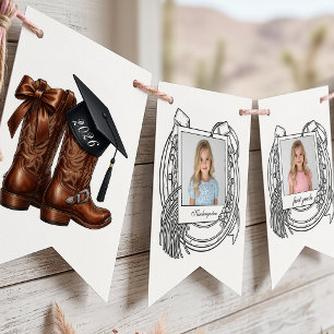 Country Chic Country Graduation School Years Photo Bunting