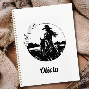 Country Chic Horse Cowgirl Western Personalised Planner