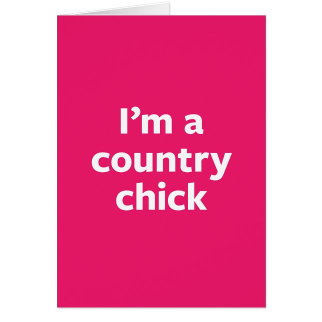 Country Chick (Front)