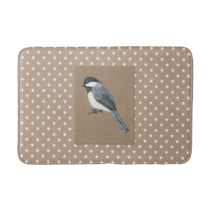 Country Chickadee Bath Mat