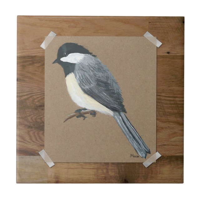 Country Chickadee Tile (Front)