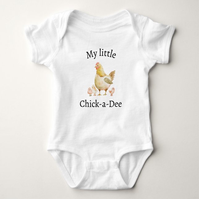 Country Chicken Baby Bodysuit (Front)