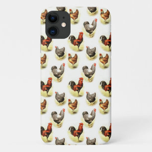Country Chicken Pattern Case-Mate iPhone Case