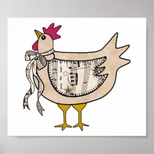 Country Chicken Poster