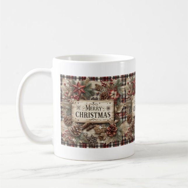 Country Christmas Mug (Left)