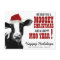 Country Christmas Santa Cow