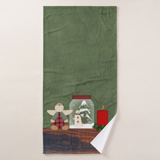 Country Christmas Towel Set (Bath Towel)