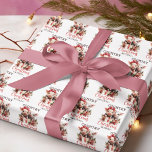 Country Christmas Wishes with Two Piglets Wrapping Paper<br><div class="desc">Get ready to spread "Country Christmas Wishes" with this cute farm life design! Delight in the festive spirit as two adorable piglets joyfully stand over beautifully wrapped gifts. This charming design captures the heartwarming essence of the holiday season. If you love farmhouse, it's the perfect addition to your Christmas gift...</div>
