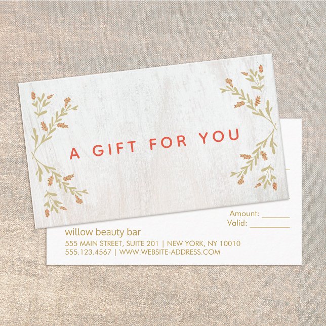 Country Christmas Wood Gift Certificate (Creator Uploaded)