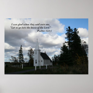 Country Church,  "I was glad" poster