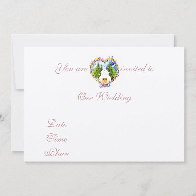 Country Church Invitation (Front)