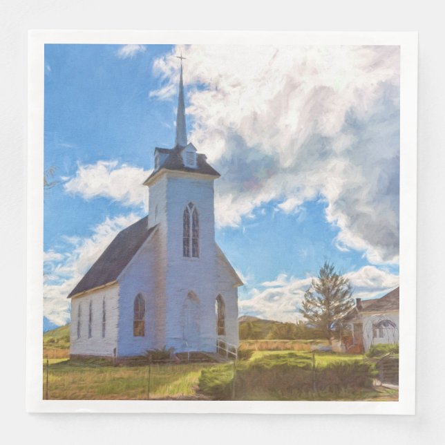 COUNTRY CHURCH NAPKIN (Front)