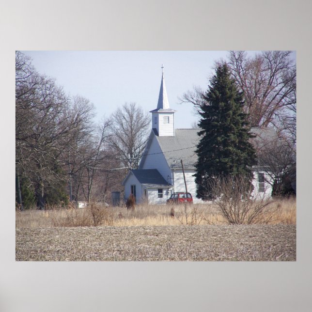 Country Church Poster (Front)