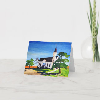 Country Church, Richland, Texas Card