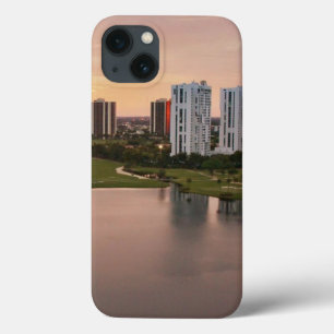 Country Club at sunset, Aventura, Florida iPhone 13 Case