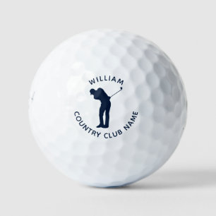 Country Club Players Navy Blue Custom Golf Balls