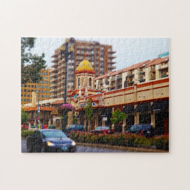 Country Club Plaza 47th Street Kansas City Jigsaw Puzzle (Horizontal)