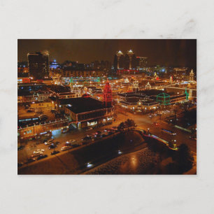 Country Club Plaza, Kansas City, Holiday Lights Postcard