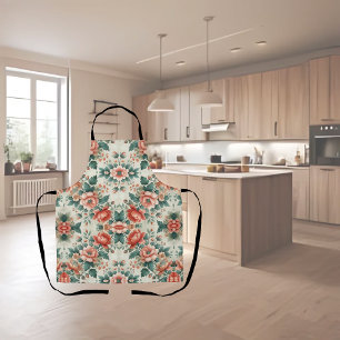 Country Cottage Floral Pattern  Apron