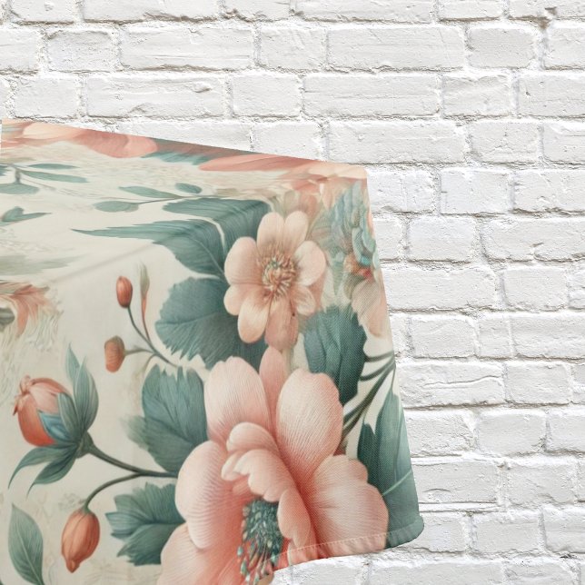 Country Cottage Floral Pattern  Tablecloth (Creator Uploaded)