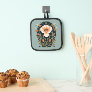Country Cottage Floral Pot Holder