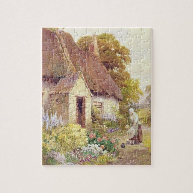 Country Cottage Jigsaw Puzzle (Vertical)