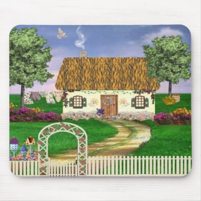 Country Cottage Mouse Pad (Front)