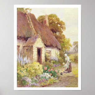 Country Cottage Poster